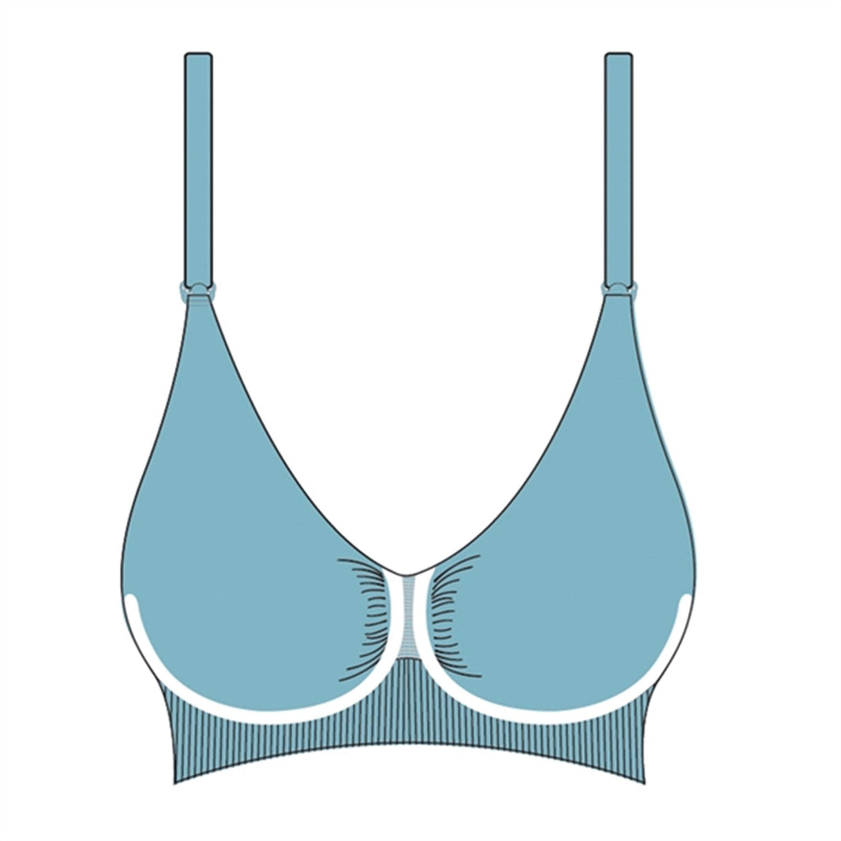 Carriwell Graviditets- og Amme-BH m. Carri-Gel Sort