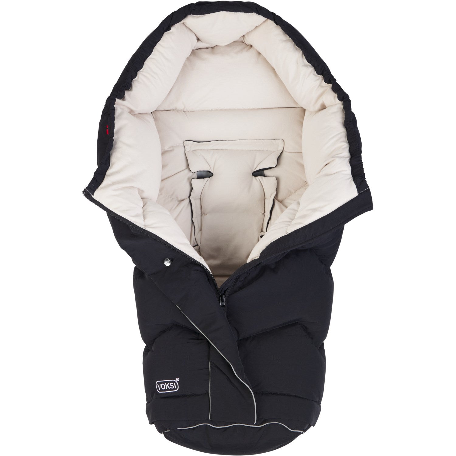 Voksi® Kørepose Black City Black Cream