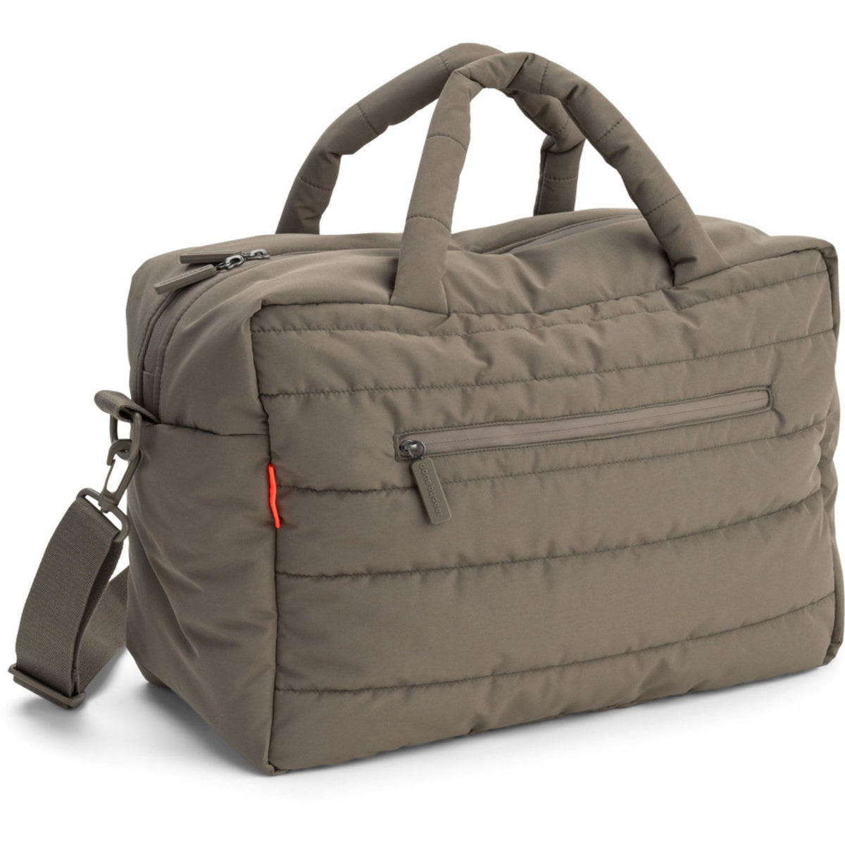 DonebyDeer Taupe Quiltet Pusletaske