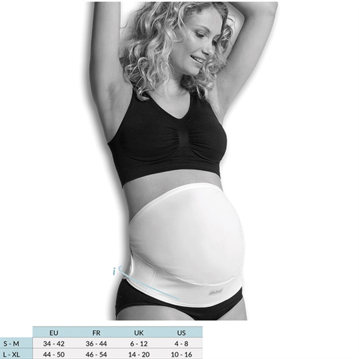 Carriwell Justerbart Støttebælte Sort