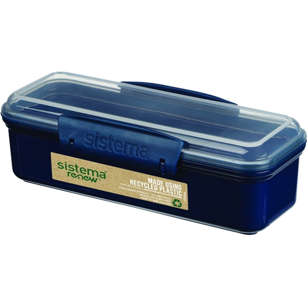 Sistema Renew Snack Attack Madkasse 410 ml Blå