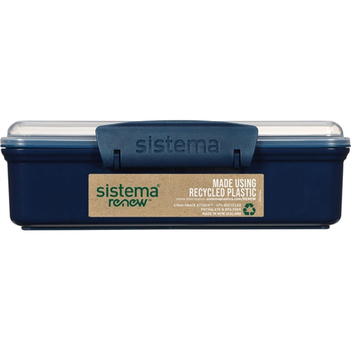 Sistema Renew Snack Attack Madkasse 410 ml Blå