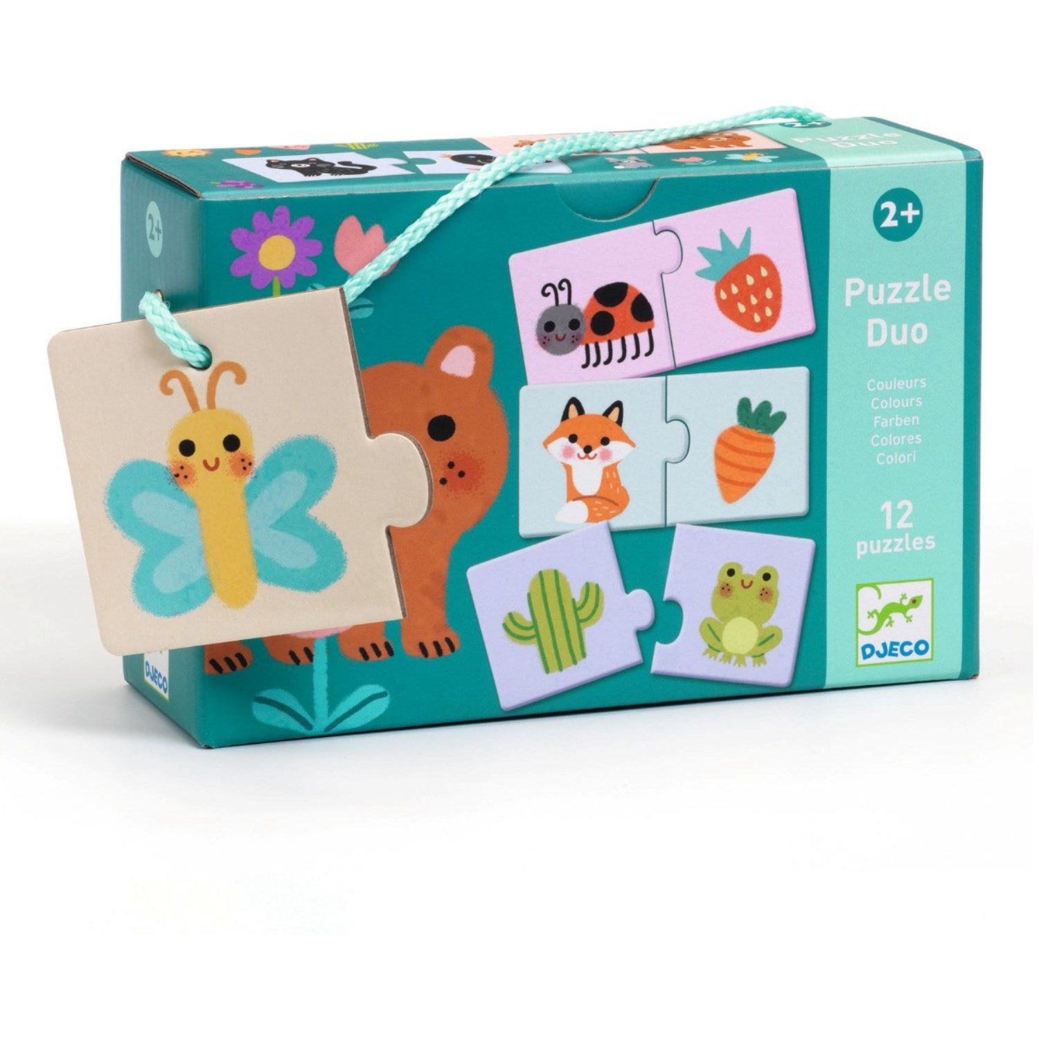 Djeco Puzzle Duo, Farver
