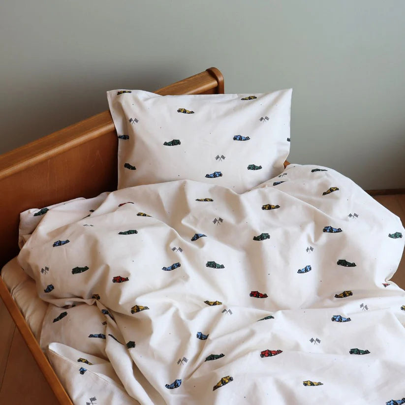 Bed linen by mats Racing Cars 100x140, 40x45 cm