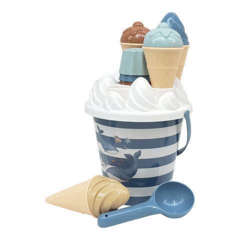 Little Dutch - Isvaffel spande-sæt 14 dele Ocean World