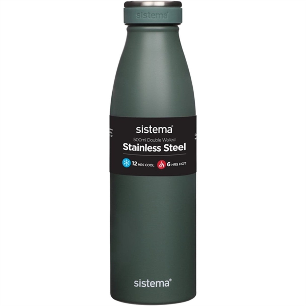 Sistema Stainless Steel Drikkedunk 500 ml Nordic Green