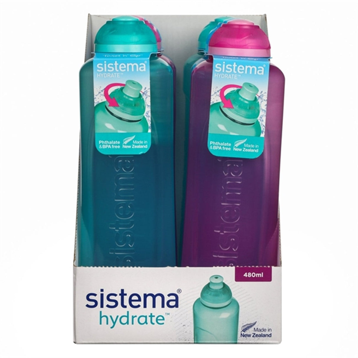 Sistema Twist 'n' Sip Swift Drikkedunk 480 ml Teal