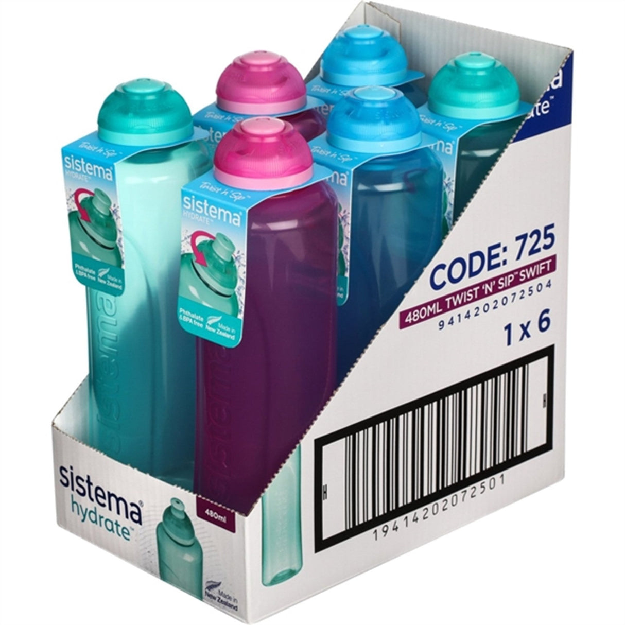 Sistema Twist 'n' Sip Swift Drikkedunk 480 ml Teal