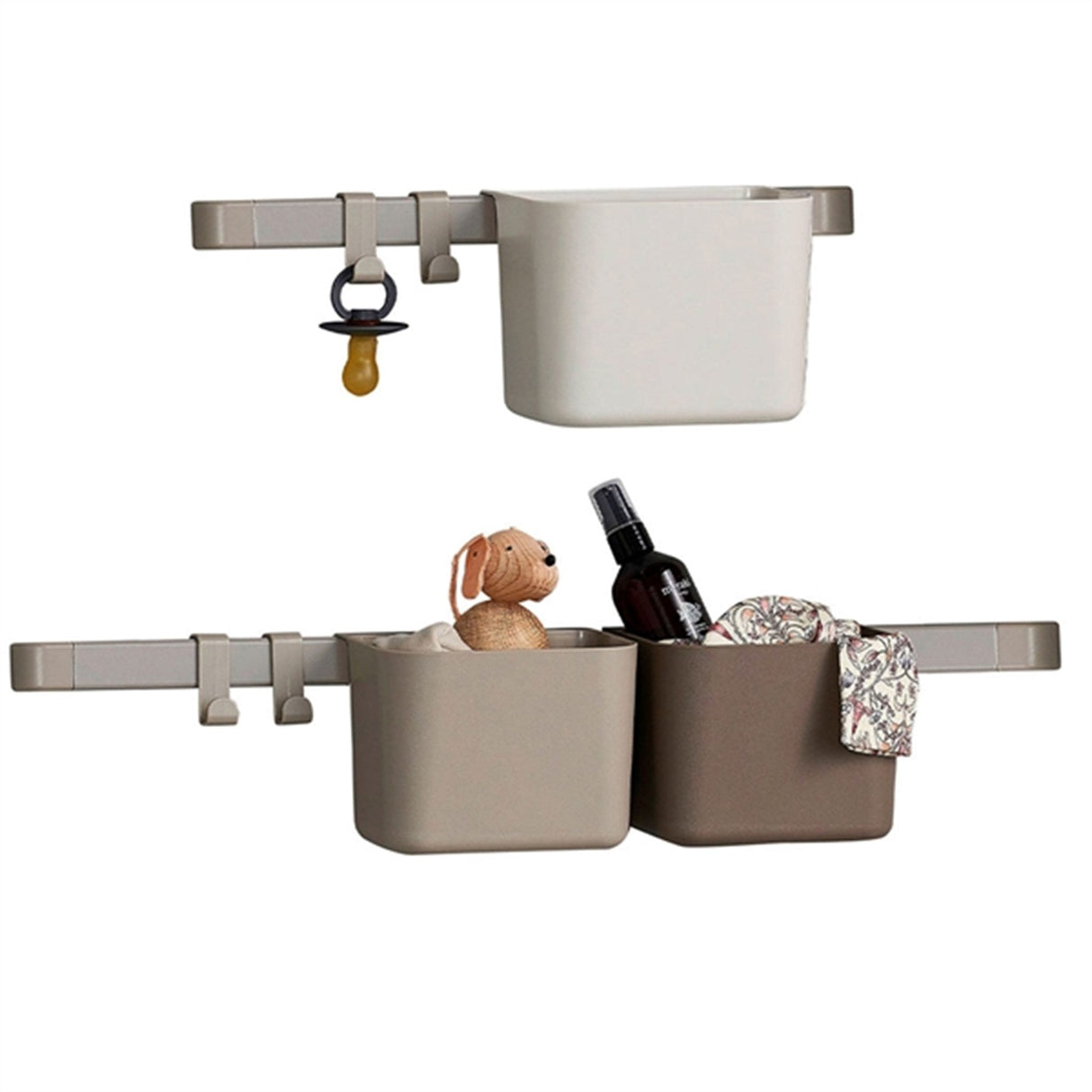 Leander Opbevaringsholder 3-Pak Cappuccino