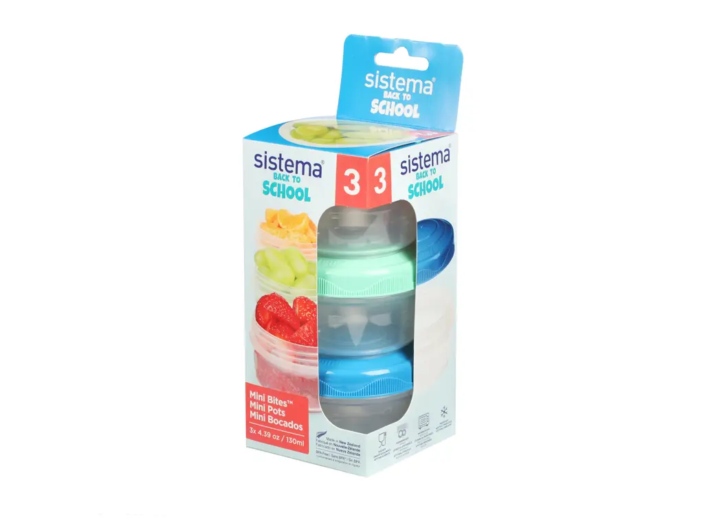 Sistema Mini bites 3 x 130ML