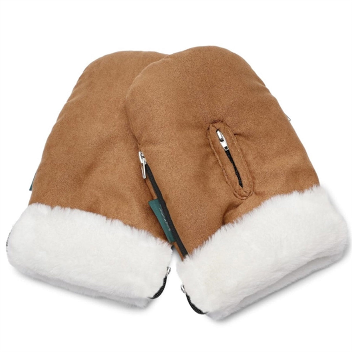 KongWalther Østerbro Barnevogns Handske Faux Brown Bark