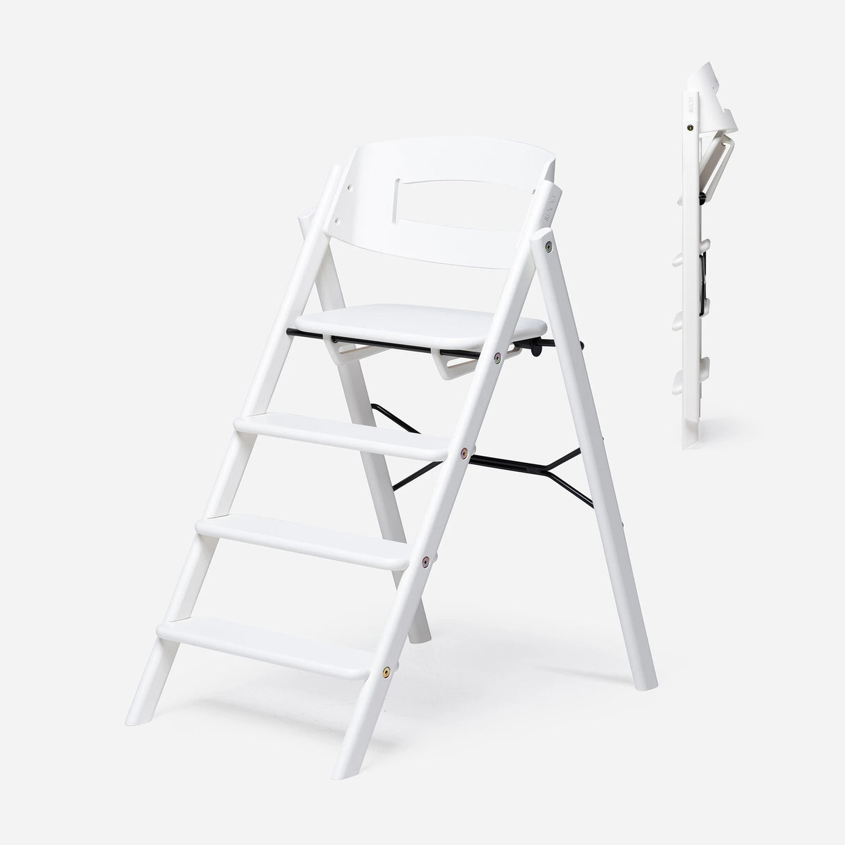 Kaos Klapp Højstol White