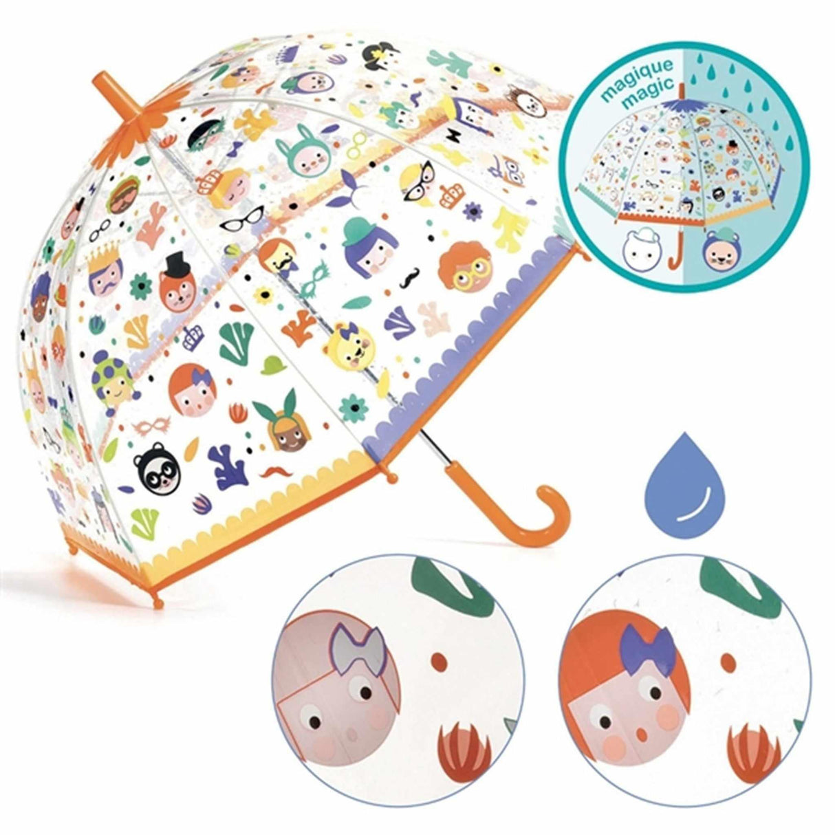 Djeco Paraply Magisk Ansigter