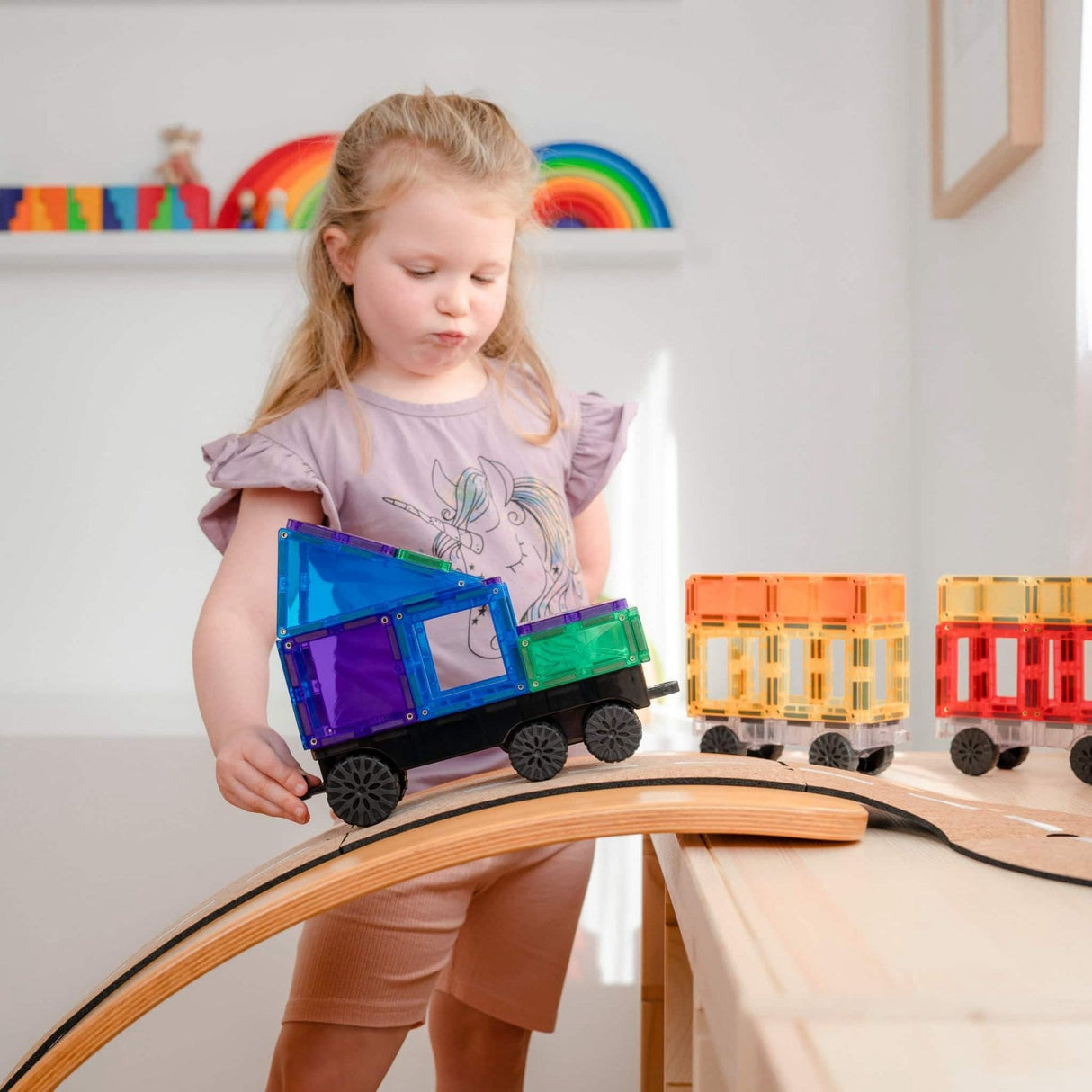 Connetix Rainbow Transport Pak 50 Styks