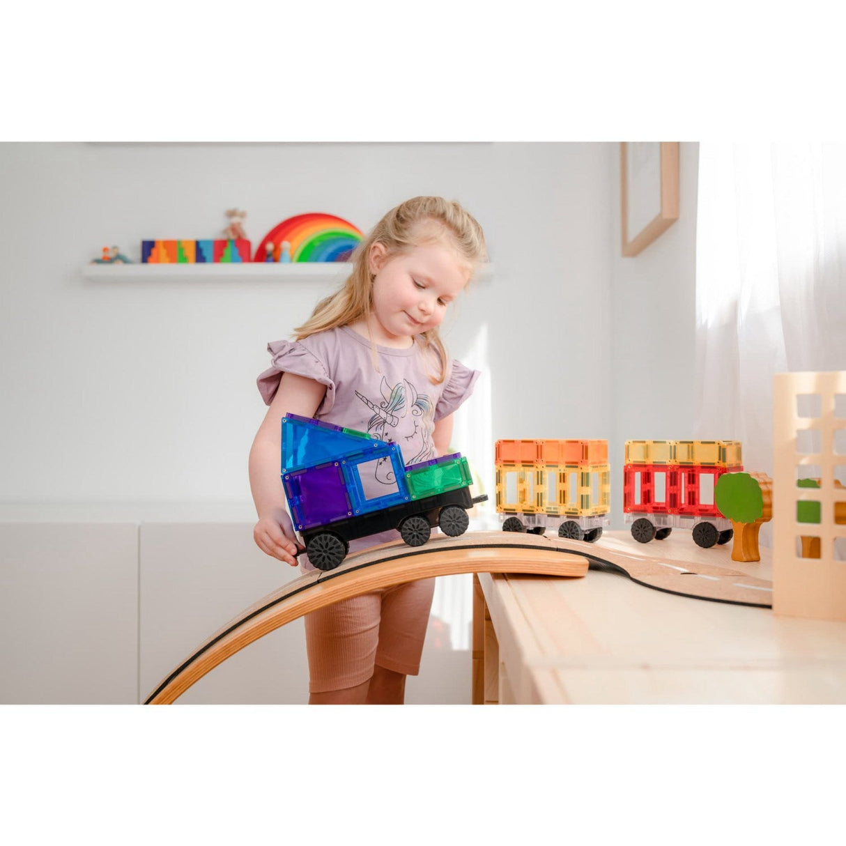 Connetix Rainbow Transport Pak 50 Styks