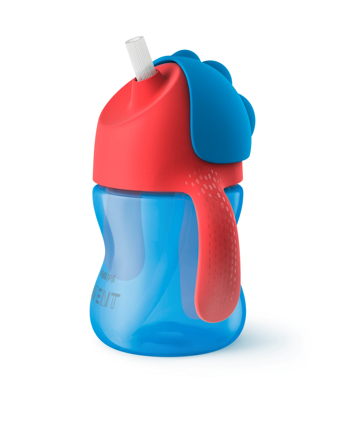 Philips Avent Sugerørskop - Blå/rød dino