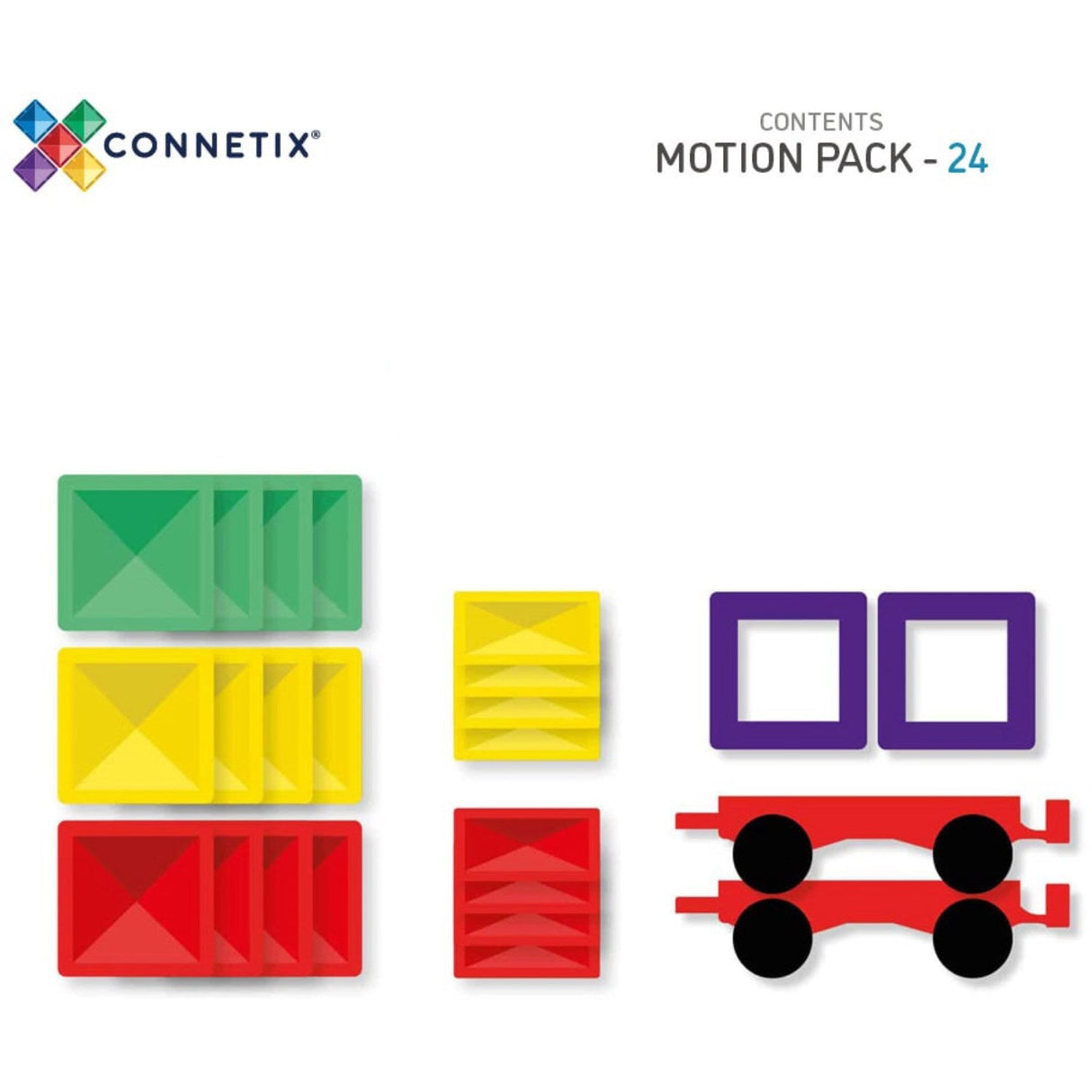 Connetix Rainbow Motion Pak 24 Styks