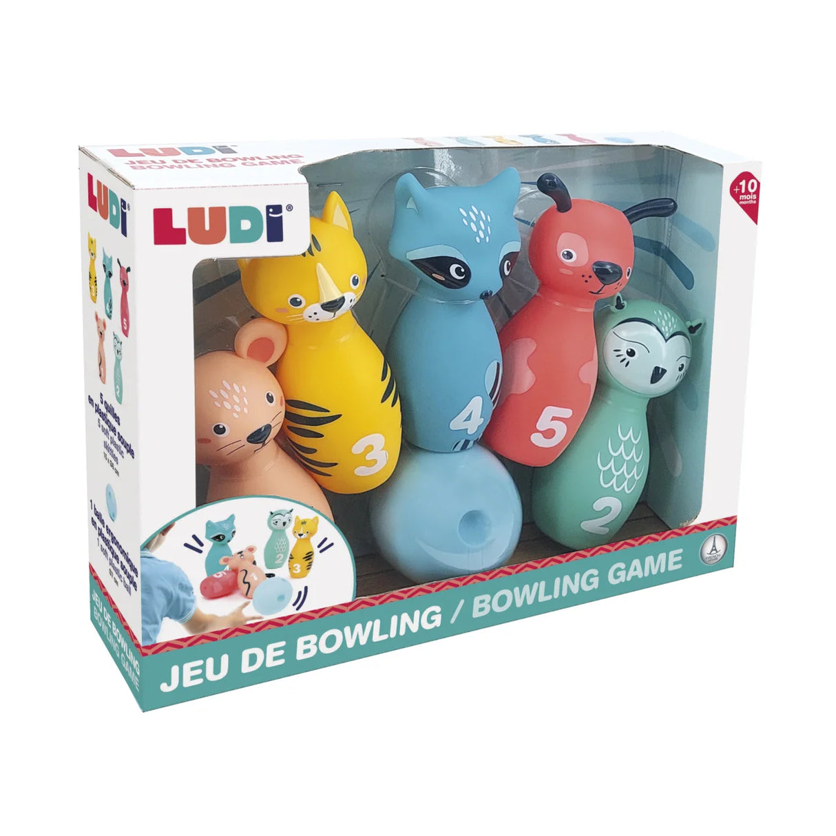 LUDI Bowlingsæt - Dyr