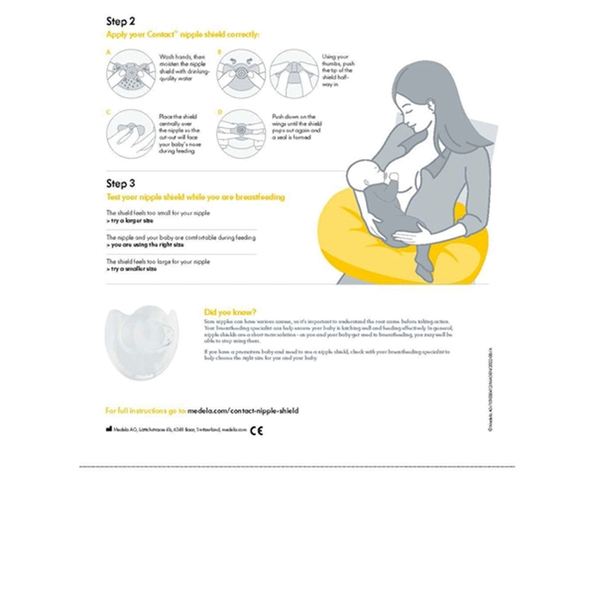 medela Contact Ammebrikker 16 mm 2-Pak