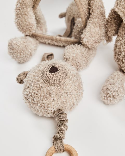 Smallstuff Musik uro bamse, uld bouclé, natur melange