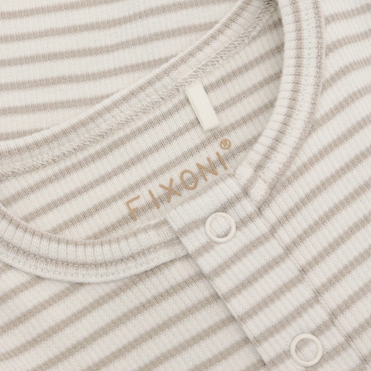Fixoni - Beige Stribet heldragt