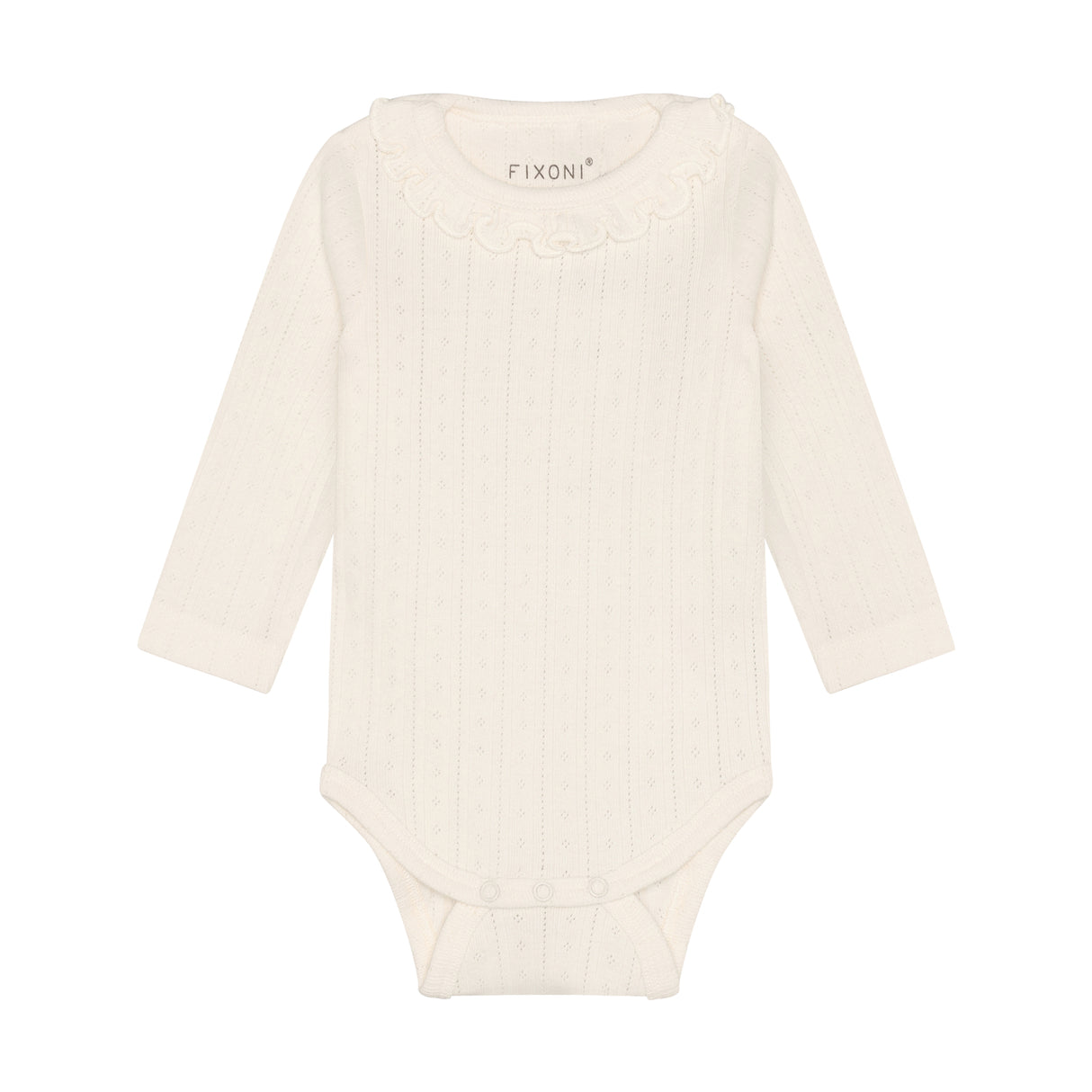 Fixoni - Creme body med flæsekant 423137