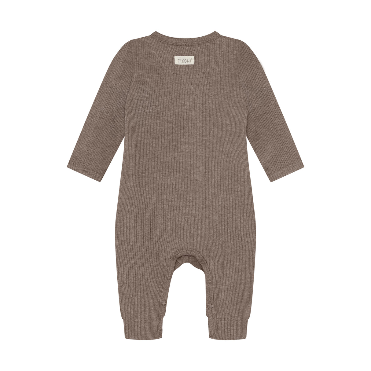 Romper LS Melange Rib - Mountain Trial Melange