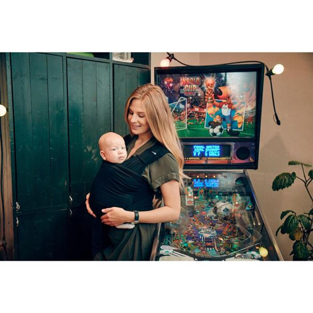 Najell Wrap Strækvikle Charcoal Black