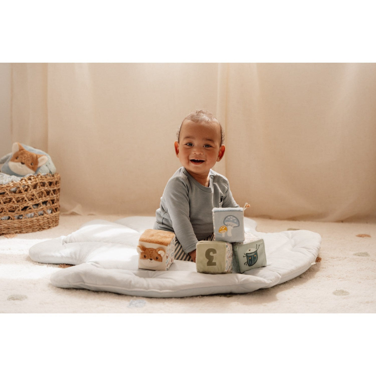 Little Dutch Forest Friends Blue Aktivitetsterninger 4-Pak