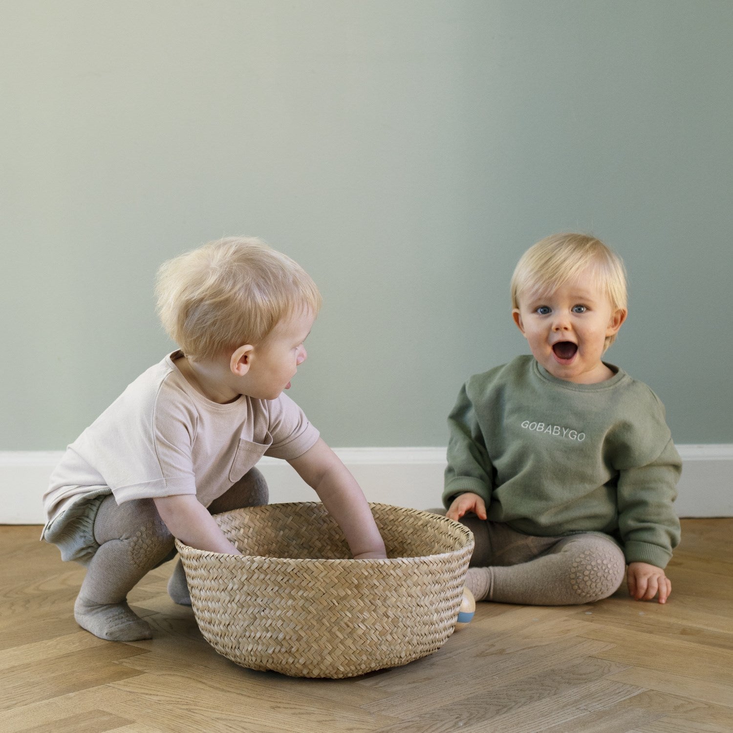 Gobabygo Sand Crawling Strømpebukser Organic Bomuld