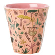 RICE Coral All Over Jungle Animal Print Mellem Melamin Kop
