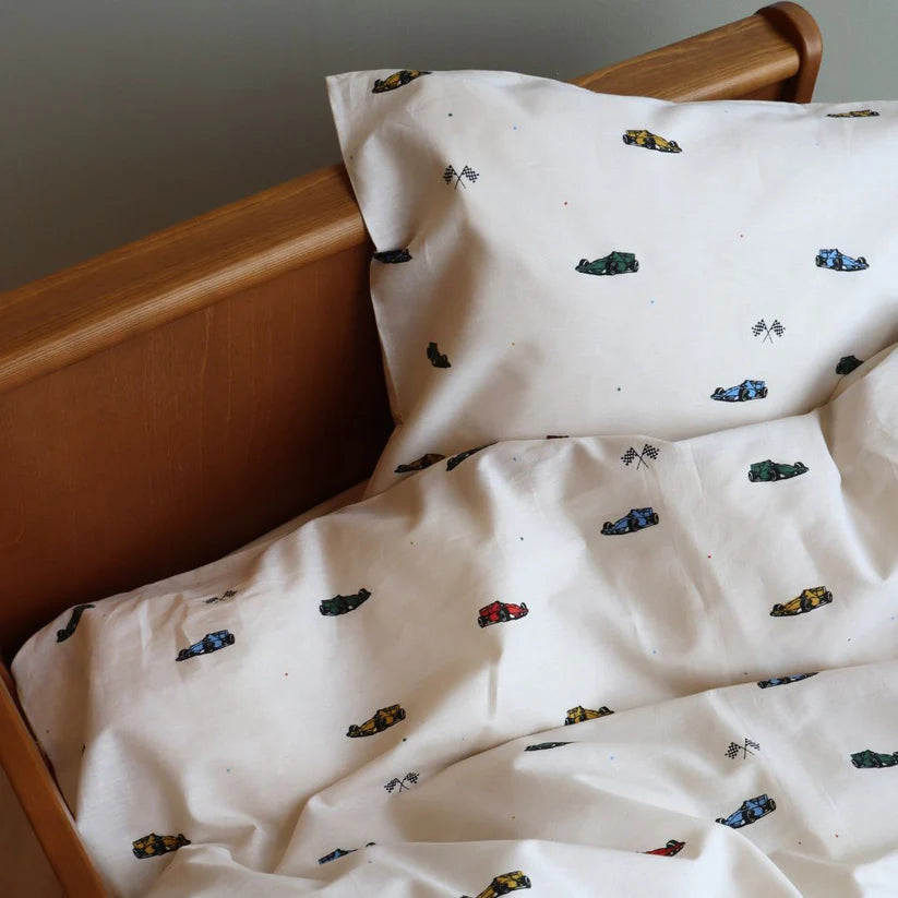 Bed linen by mats Racing Cars 100x140, 40x45 cm