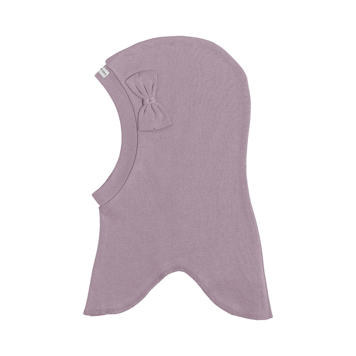 Racing Kids Bomuld Rund 1-lags Elefanthue Purple m/sløjfe