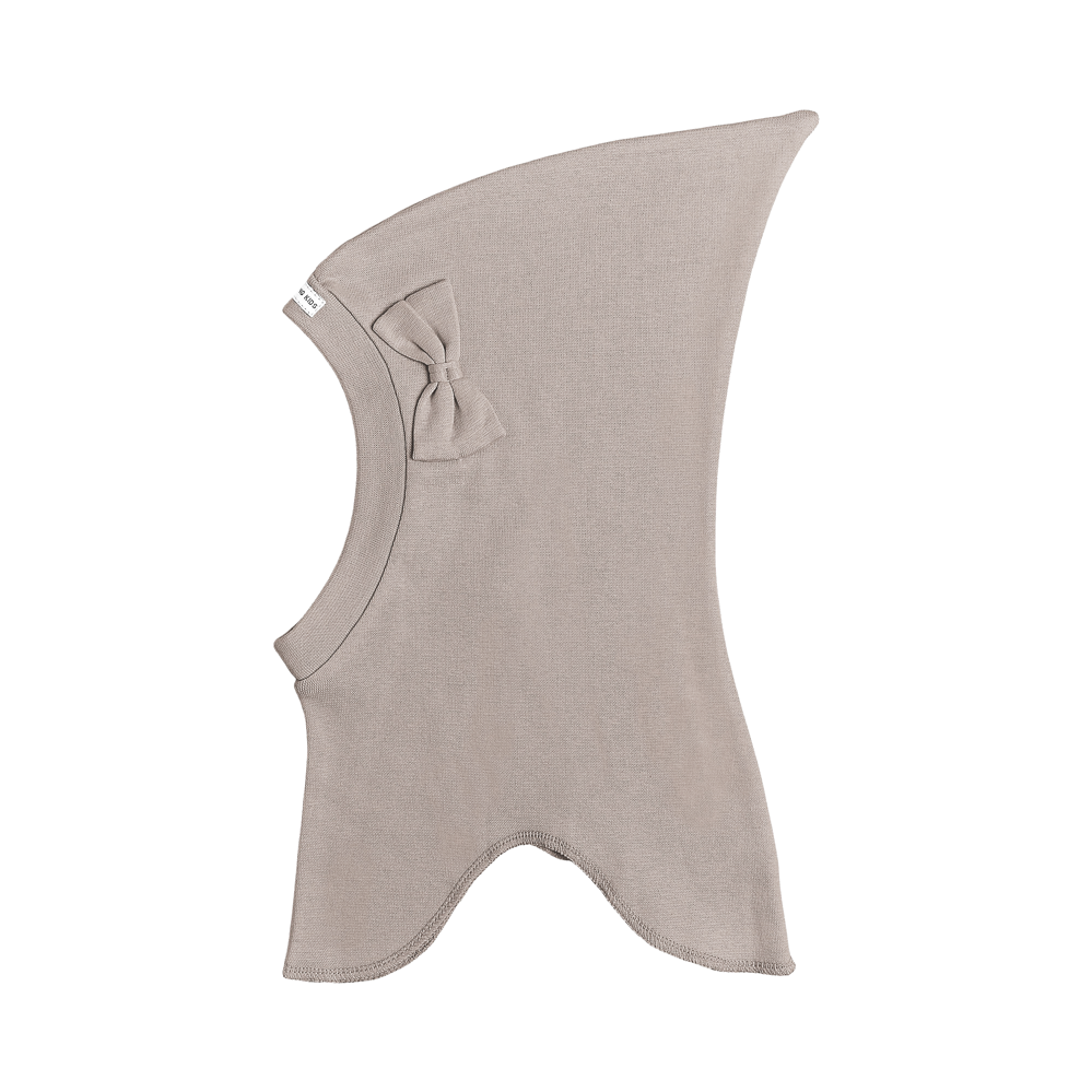 Racing Kids Bomuld 1-lags Spids Elefanthue Stone m/sløjfe