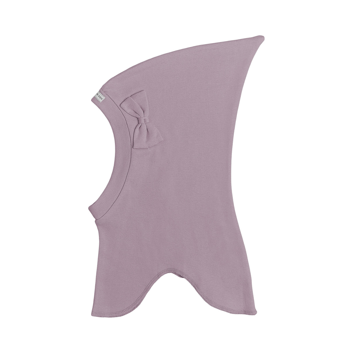 Racing Kids Bomuld 1-lags Spids Elefanthue Purple m/sløjfe