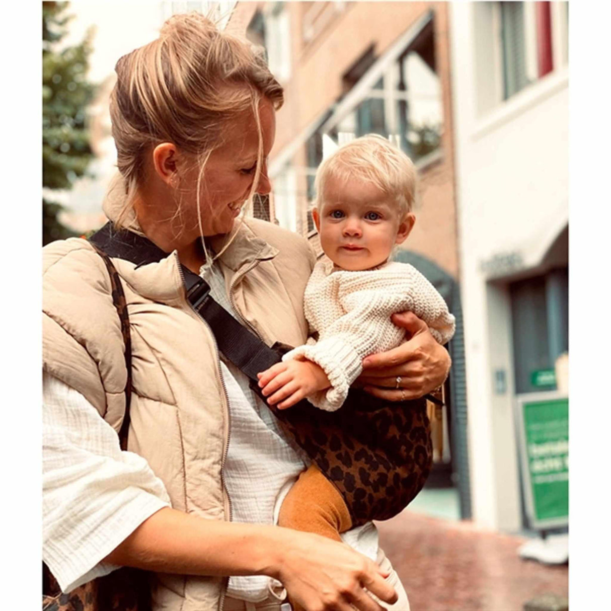 Wildride The Toddler Swing Bæresele Brown Leopard