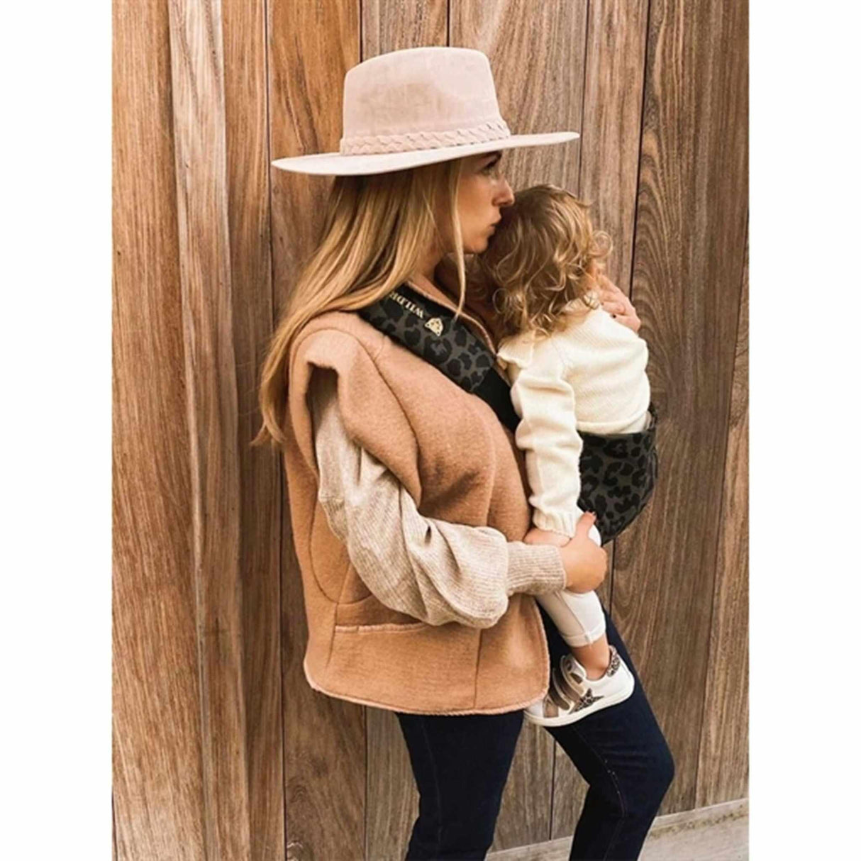 Wildride The Toddler Swing Bæresele Grey Leopard