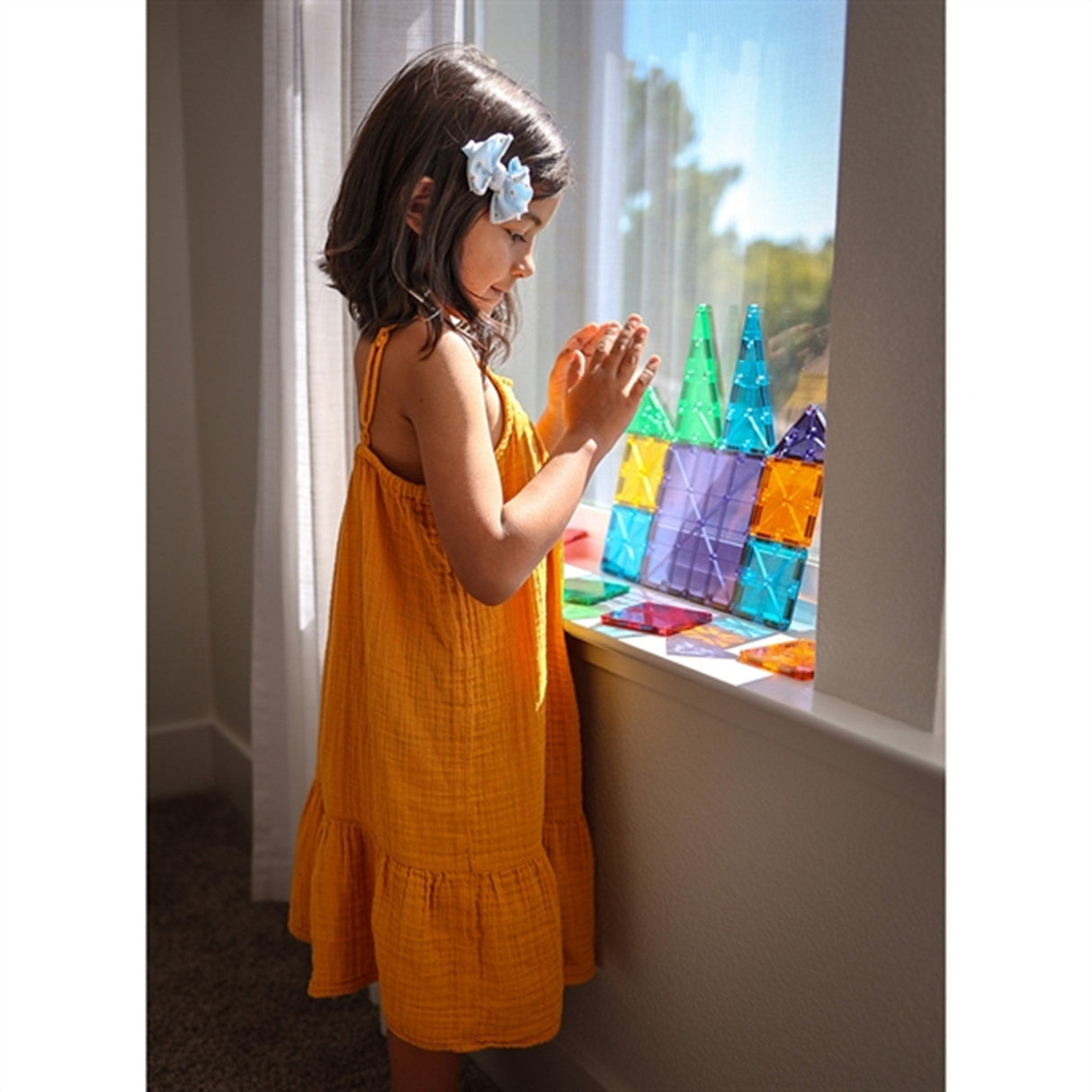 Magna-Tiles® Clear Colors - Magnetsæt 32 Dele