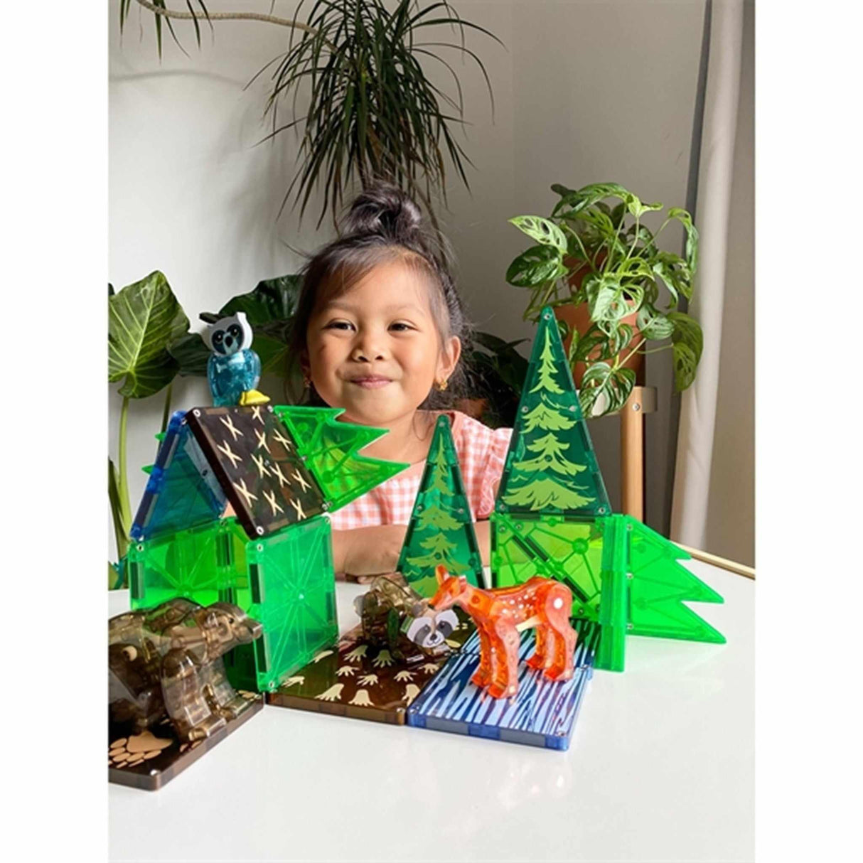Magna-Tiles® Skovdyr - Magnetsæt 25 Dele