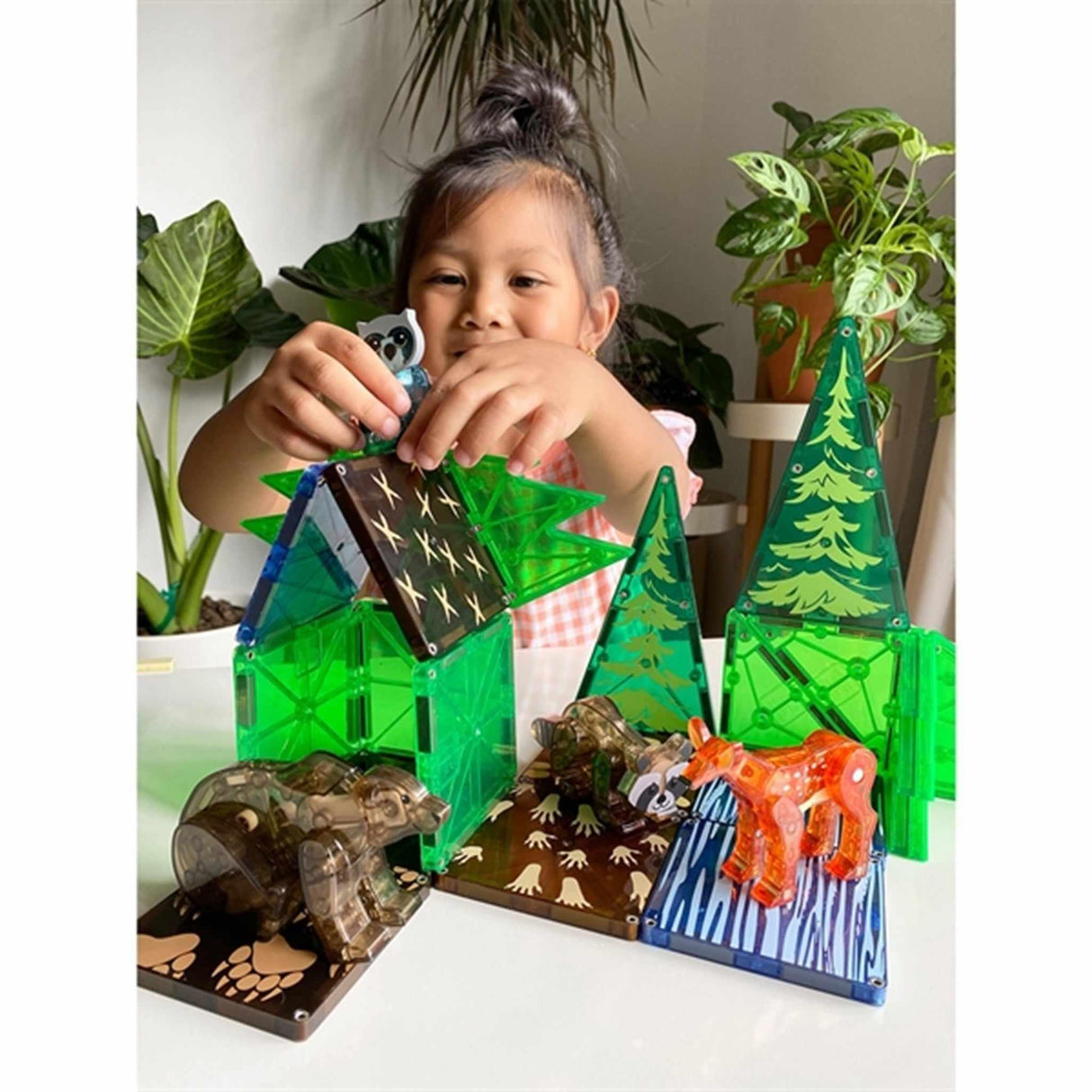 Magna-Tiles® Skovdyr - Magnetsæt 25 Dele