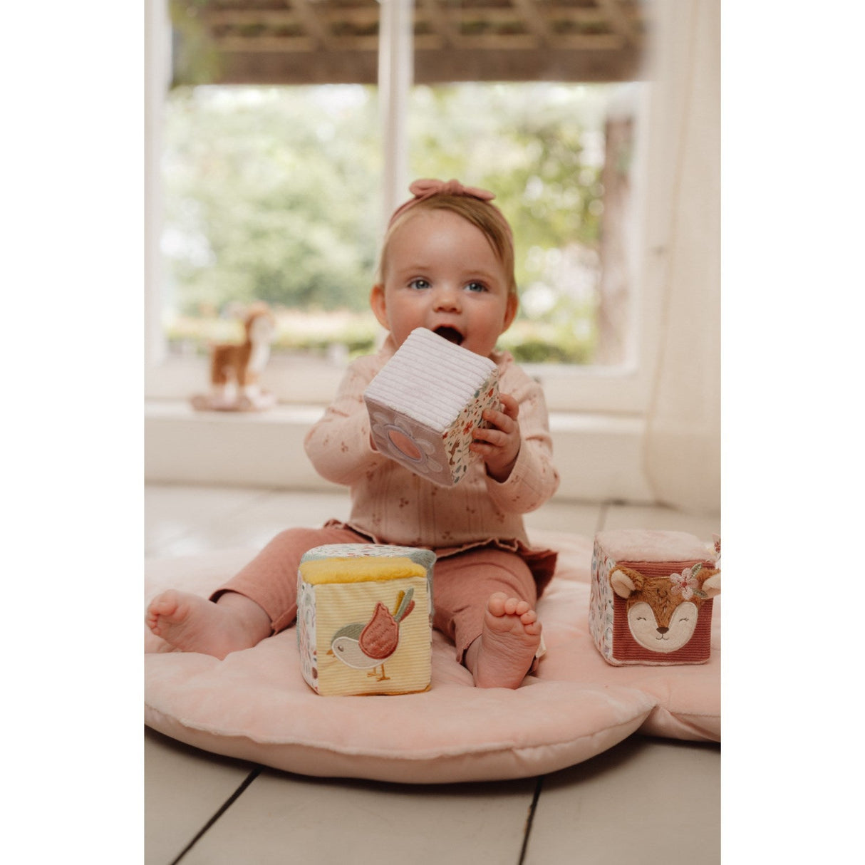 Little Dutch Fairy Garden Pink Plys Terninger