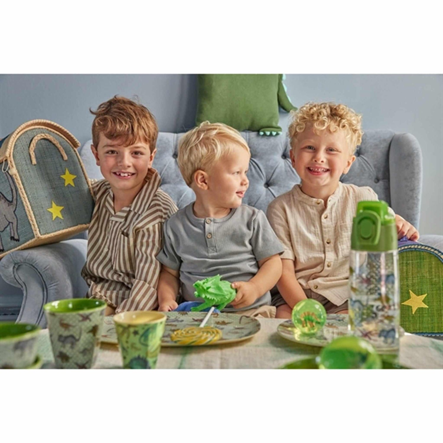 RICE New Dino Print Mellem Melamin Kop
