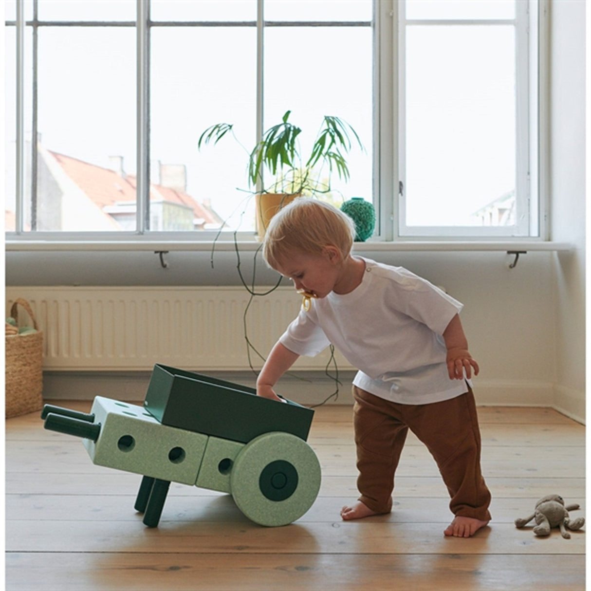 MODU 3-i-1 Baby Walker Ocean Mint/Forest Green