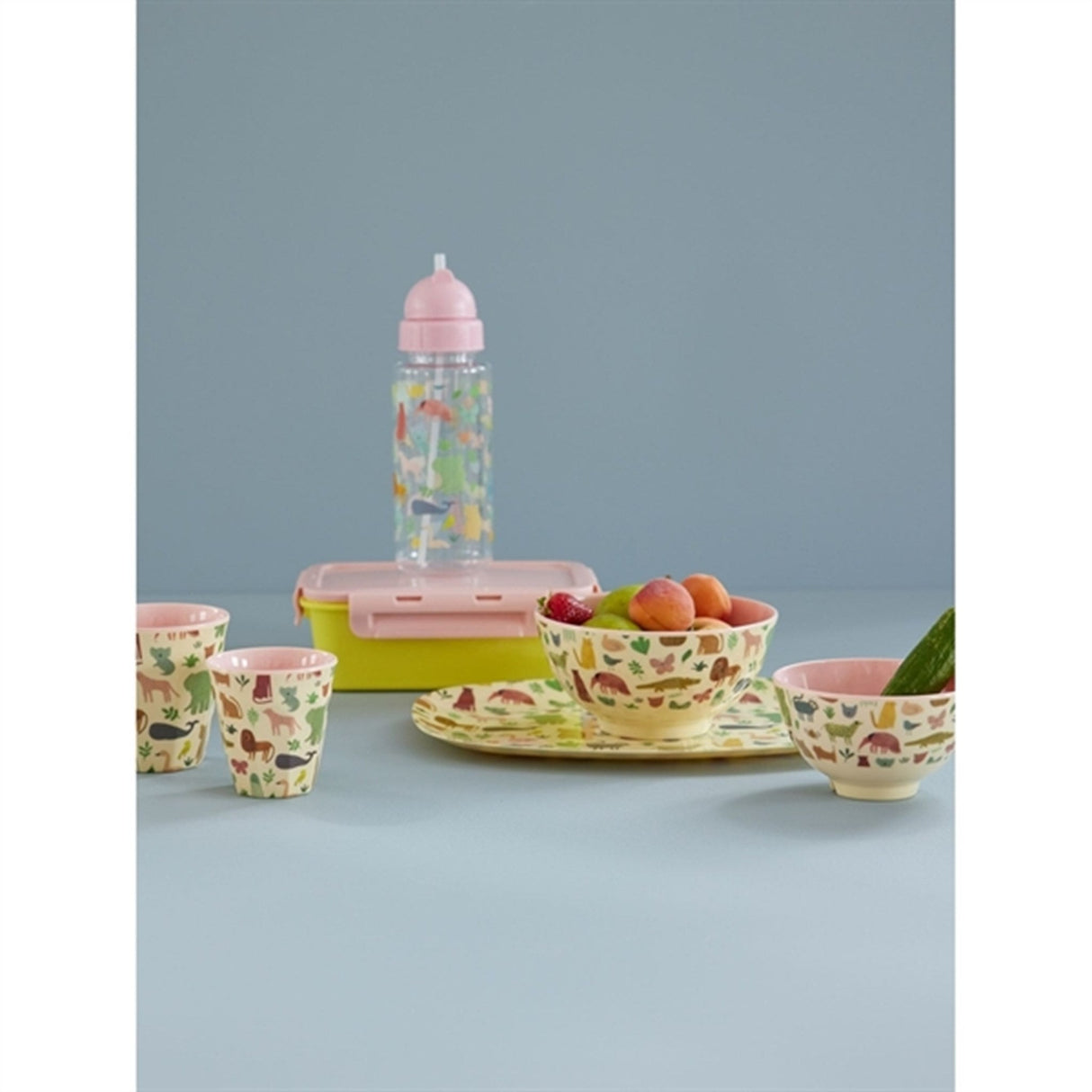 RICE Sweet Jungle Print Lille Melamin Skål