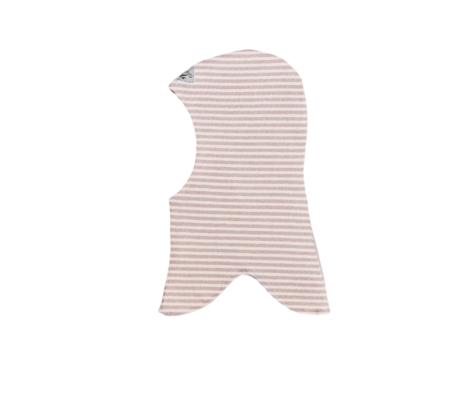 Racing Kids Bomuld Rund 2-lags Elefanthue Dusty Rose/ivory