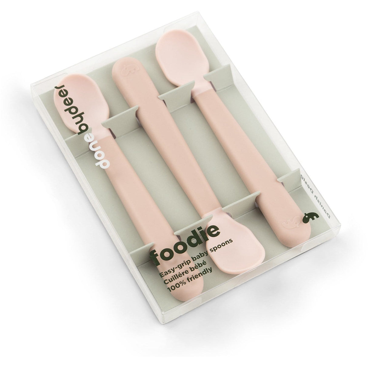 DonebyDeer Foodie Easy-Grip Babyske 3-Pak Pudder