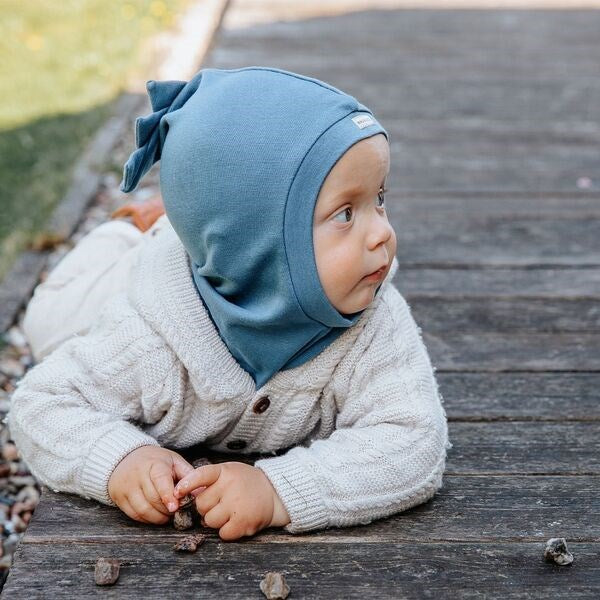 Racing Kids Top Elefanthue Dino 1-lags Dusty Blue