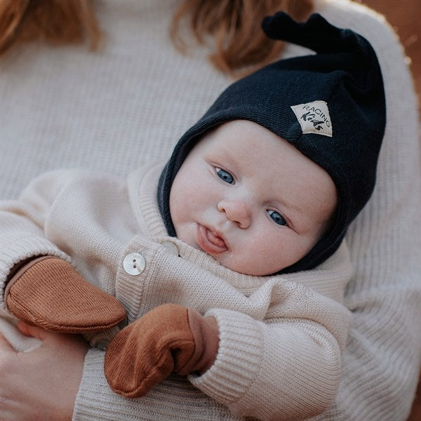 Racing Kids Dino Elefanthue Uld/Bomuld 3-lags Black