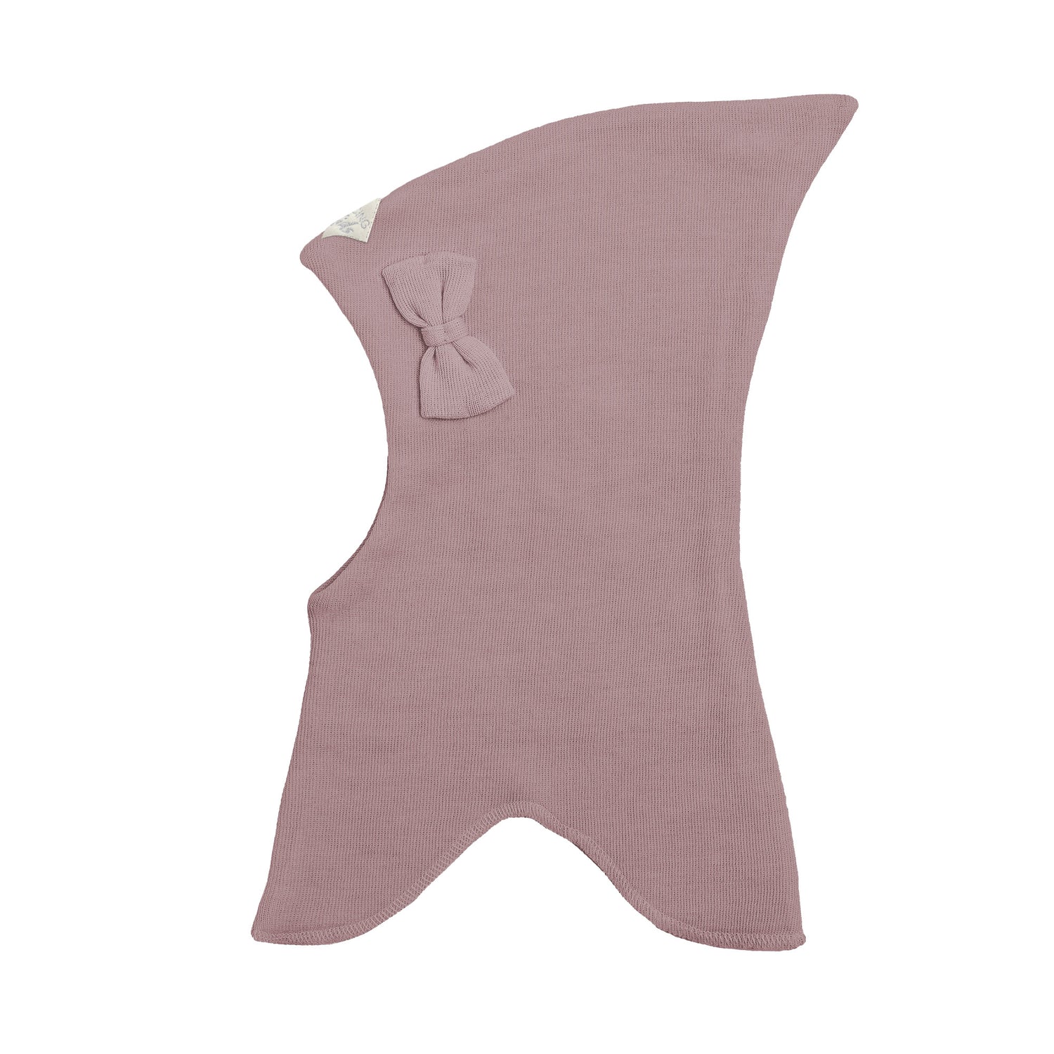 Racing Kids Uld Spids Elefanthue m/Sløjfe Purple Rose