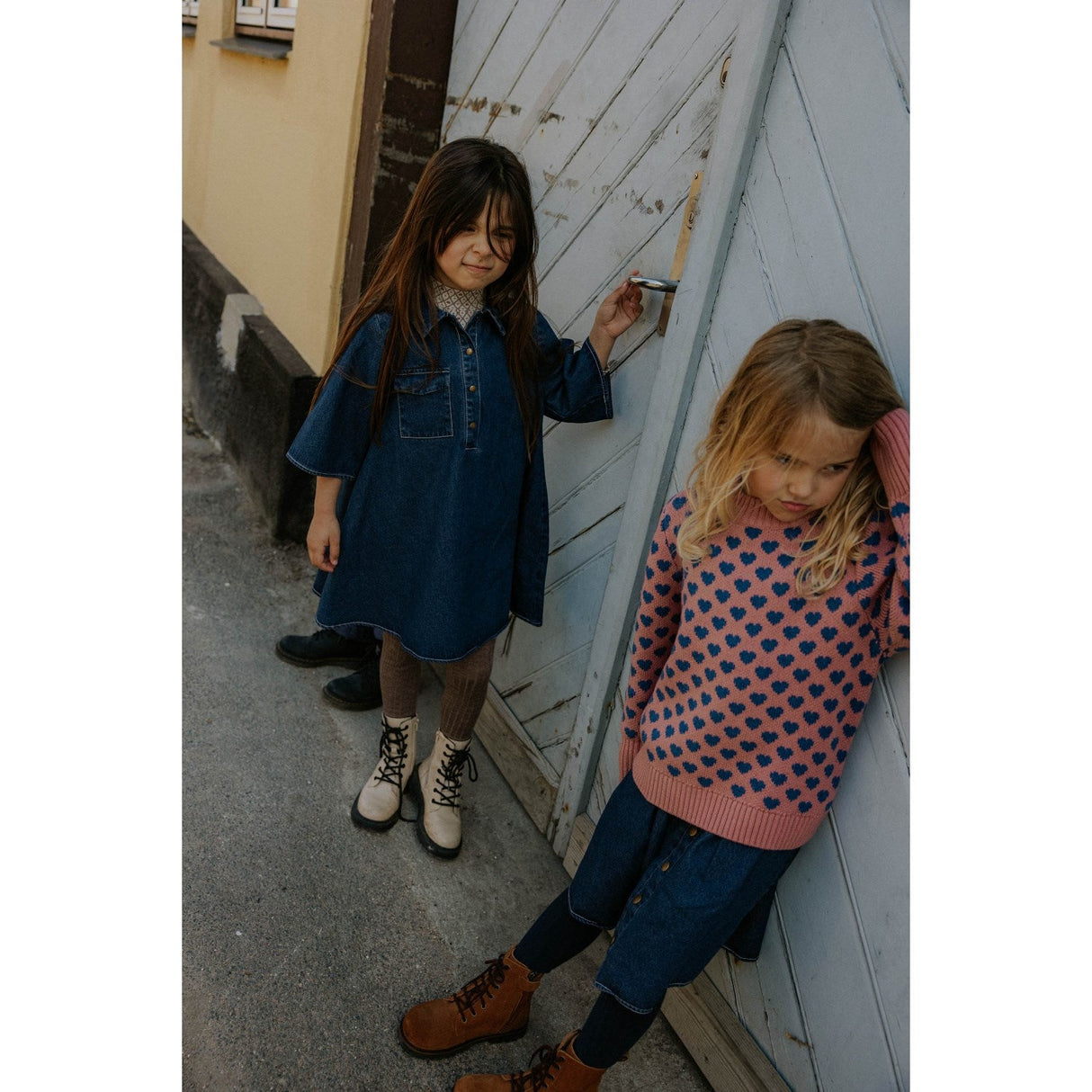 Fliink Dark Denim Blue Don Denim Nederdel